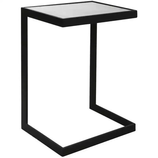 Uttermost Windell Cantilever Black Accent Table