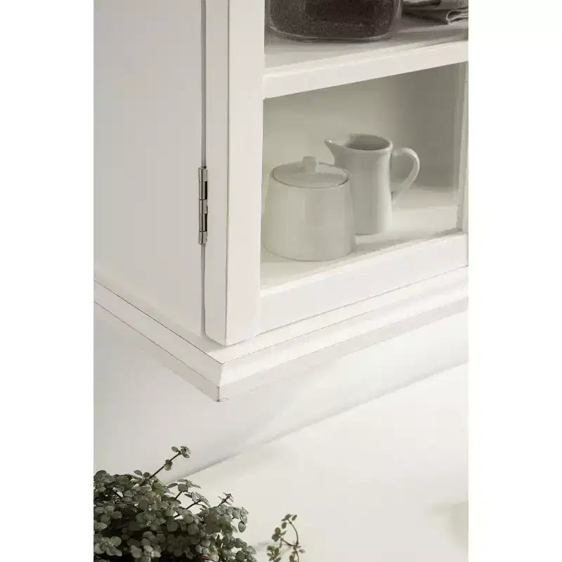 Meuble d'appoint décoratif en bois à arche Kate et Laurel Walsted, 24x8x28, Blanc