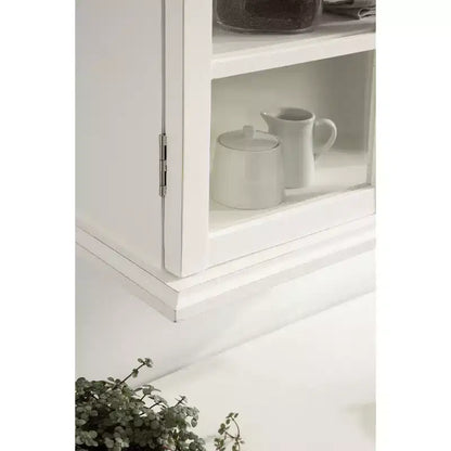 Meuble d'appoint décoratif en bois à arche Kate et Laurel Walsted, 24x8x28, Blanc