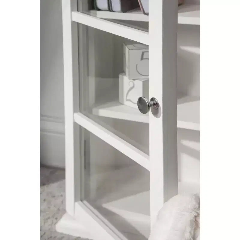 Meuble d'appoint décoratif en bois à arche Kate et Laurel Walsted, 24x8x28, Blanc