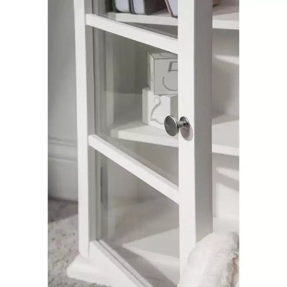Meuble d'appoint décoratif en bois à arche Kate et Laurel Walsted, 24x8x28, Blanc