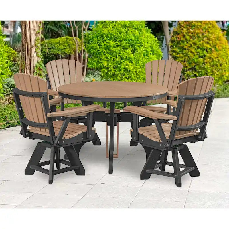 Table ronde hauteur de salle à manger American Furniture Classics, fabriquée aux États-Unis
