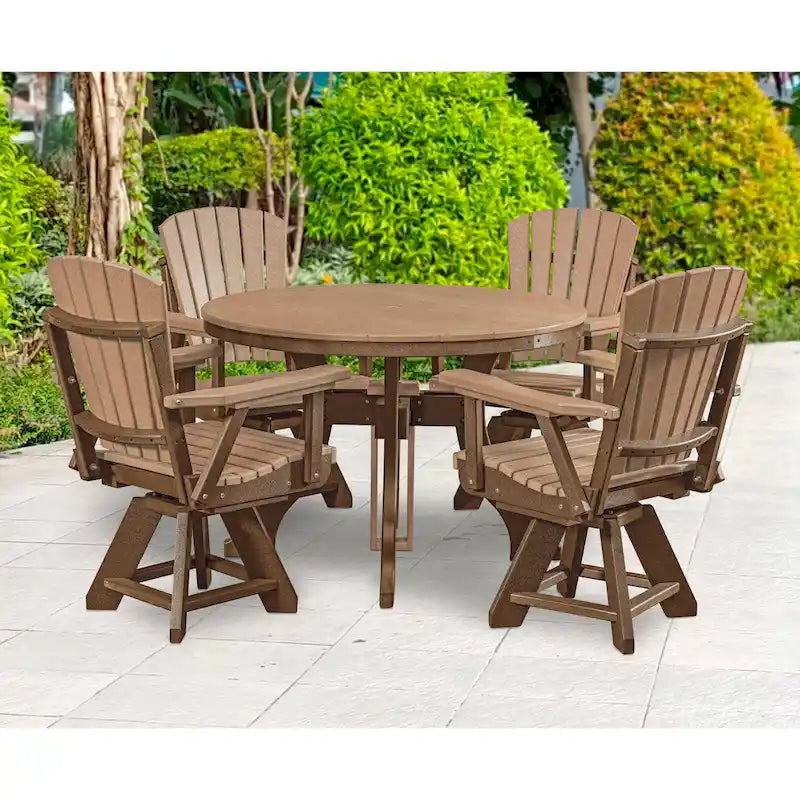 Table ronde hauteur de salle à manger American Furniture Classics, fabriquée aux États-Unis