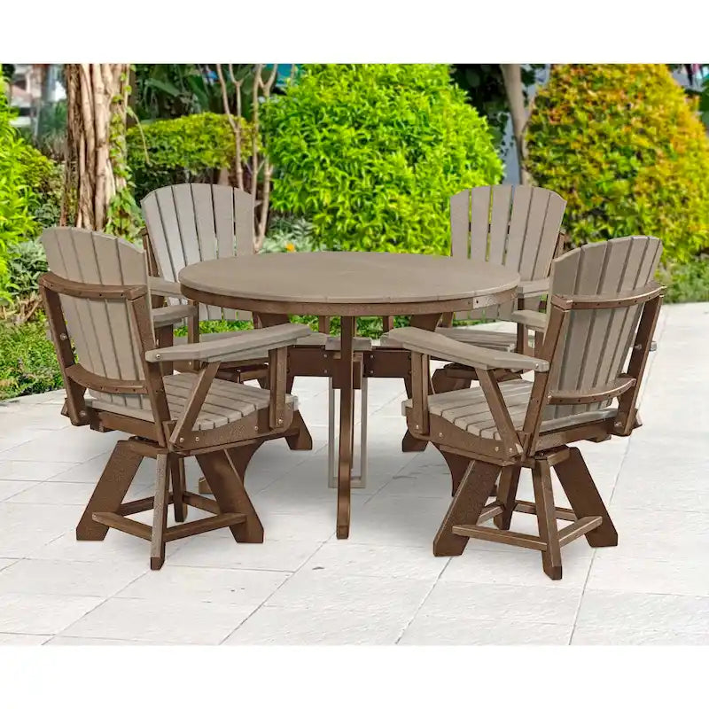 Table ronde hauteur de salle à manger American Furniture Classics, fabriquée aux États-Unis