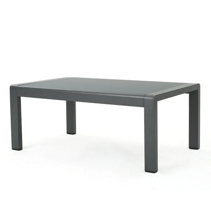 Ensemble de conversation extérieur en aluminium 5 pièces Cape Coral avec coussins de Christopher Knight Home