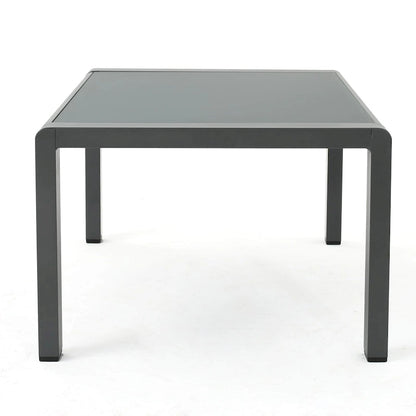 Ensemble de conversation extérieur en aluminium 5 pièces Cape Coral avec coussins de Christopher Knight Home