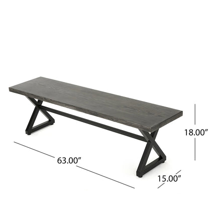 Ensemble de salle à manger d'extérieur rectangulaire 6 pièces en osier et aluminium Tritan avec coussins par Christopher Knight Home