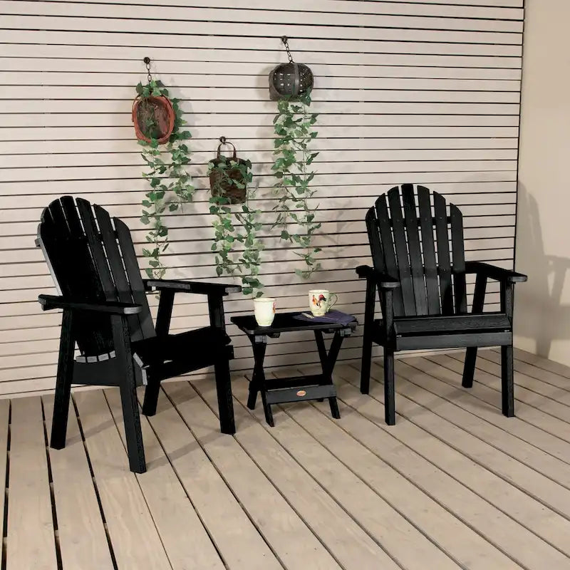 HIGHWOOD Yorkville 2 Chaises longues avec 1 table d'appoint pliante