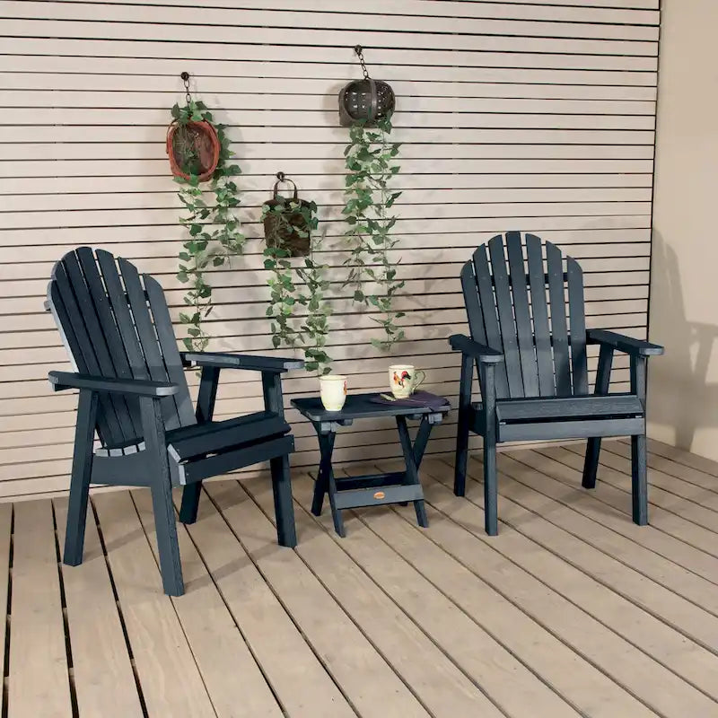 HIGHWOOD Yorkville 2 Chaises longues avec 1 table d'appoint pliante