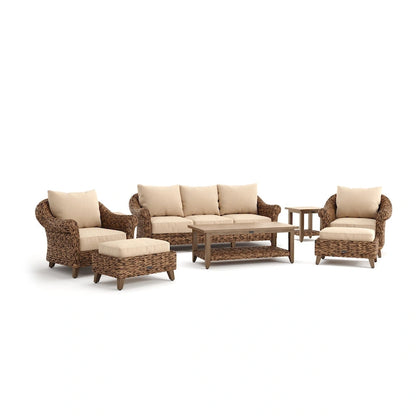 Ensemble de sièges Sunbrella Cayman 8 pièces, Heritage Brown