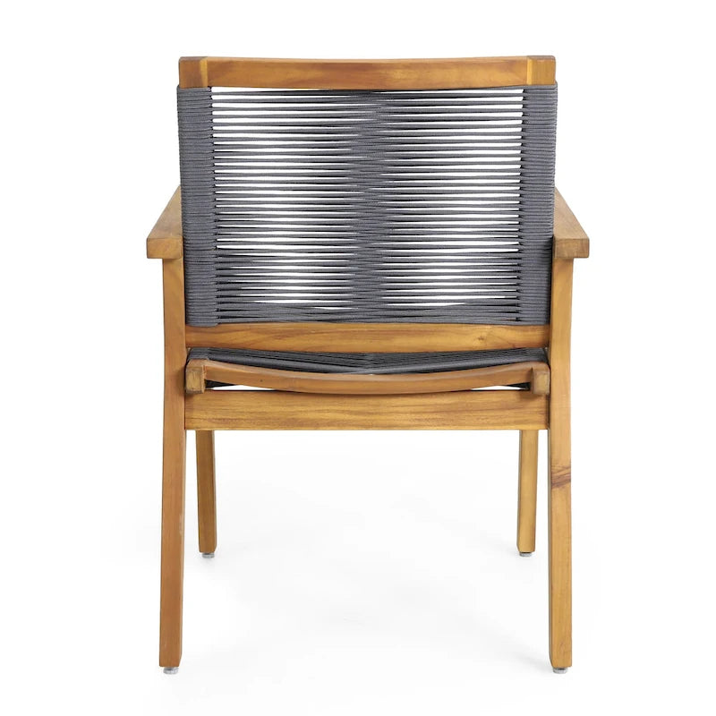 Ensemble de salle à manger McGill d'extérieur 7 pièces en bois d'acacia par Christopher Knight Home