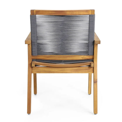 Ensemble de salle à manger McGill d'extérieur 7 pièces en bois d'acacia par Christopher Knight Home