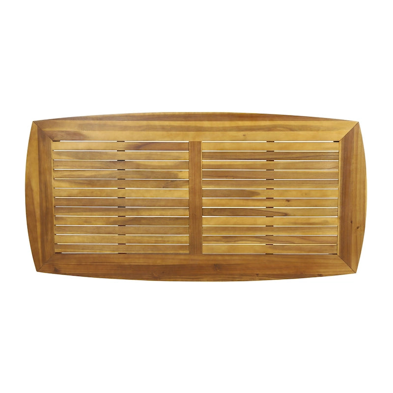 Ensemble de salle à manger McGill d'extérieur 7 pièces en bois d'acacia par Christopher Knight Home