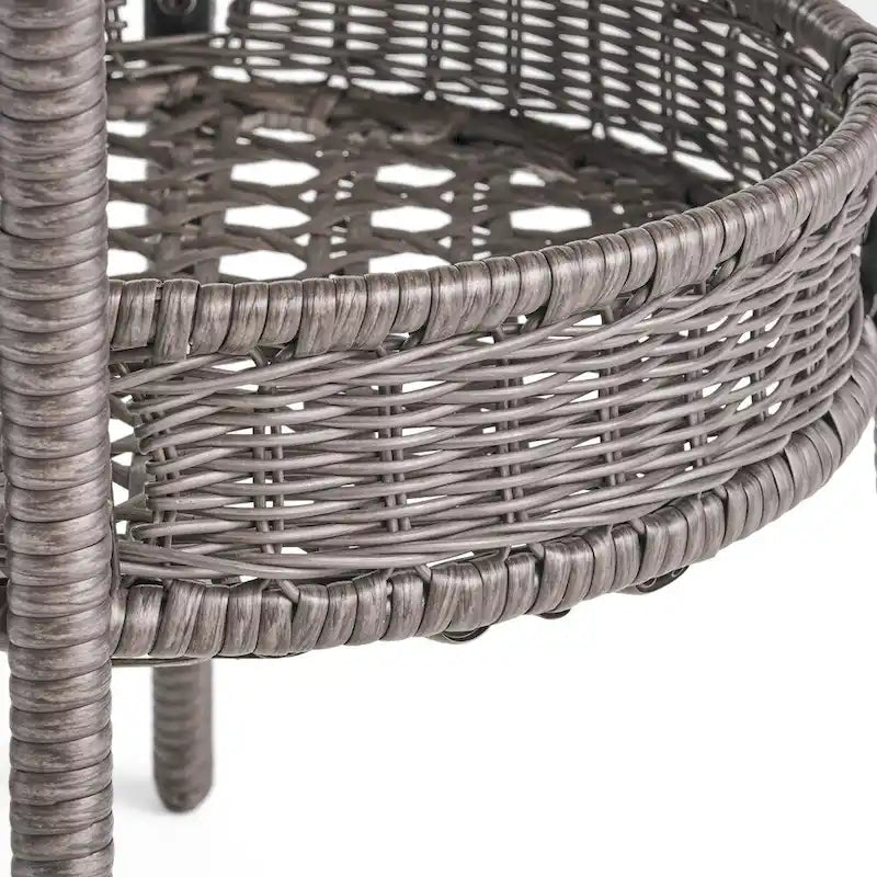 Ensemble de salle à manger en osier 5 pièces Farley Outdoor par Christopher Knight Home