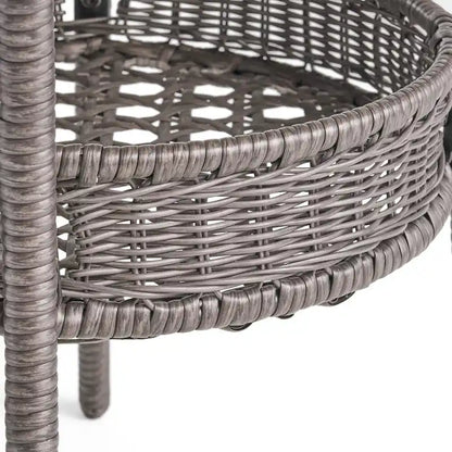 Ensemble de salle à manger en osier 5 pièces Farley Outdoor par Christopher Knight Home