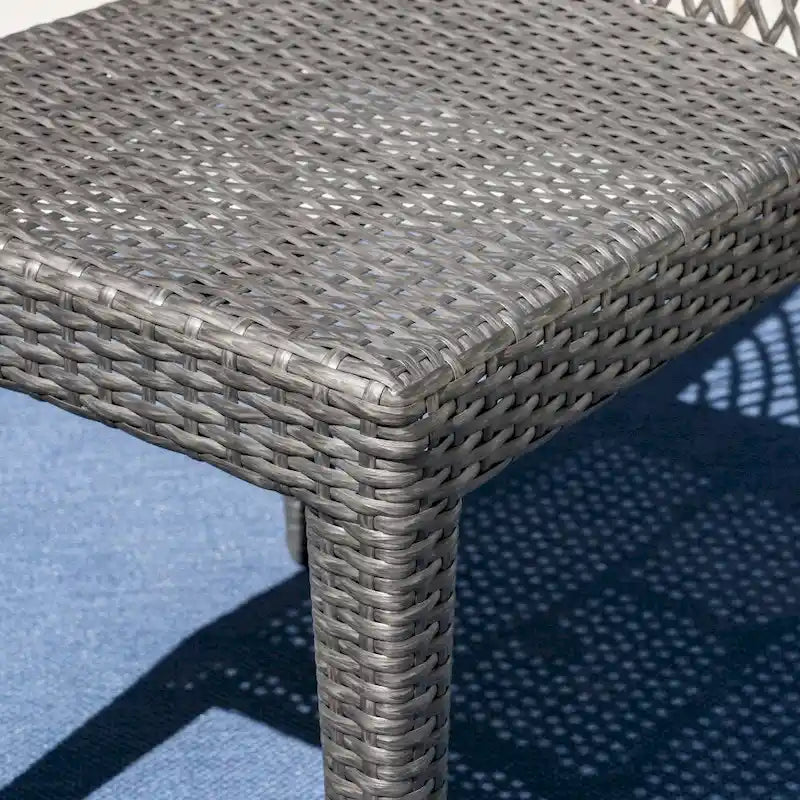 Ensemble de salle à manger en osier 5 pièces Farley Outdoor par Christopher Knight Home