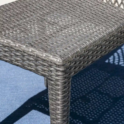 Ensemble de salle à manger en osier 5 pièces Farley Outdoor par Christopher Knight Home
