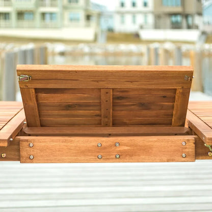 Ensemble de salle à manger d'extérieur 6 pièces en bois d'acacia Middlebrook Galveston