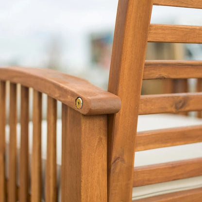 Ensemble de salle à manger d'extérieur 6 pièces en bois d'acacia Middlebrook Galveston