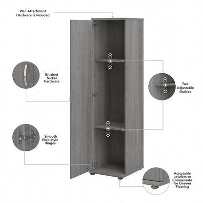 Ensemble de rangement modulaire 3 pièces de 44 W avec étagères et armoires, organisateur de bureau moderne
