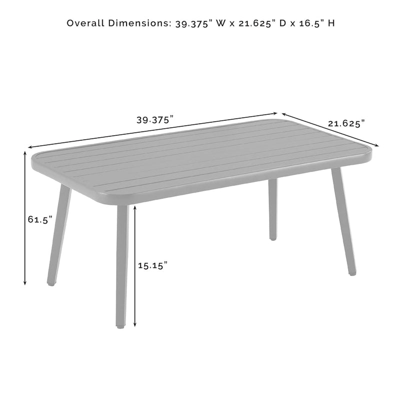 Ensemble de conversation extérieur 4 pièces en osier Haven – 85P x 143L x 29,75H