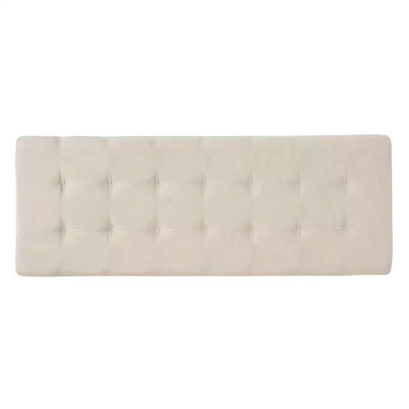 Christopher Knight Home Pouf de rangement capitonné Wendover en pin avec pieds en bouleau