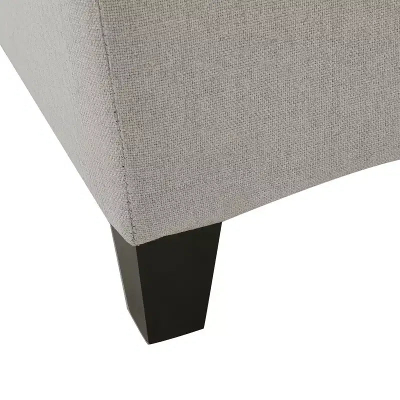 Christopher Knight Home Pouf de rangement capitonné Wendover en pin avec pieds en bouleau