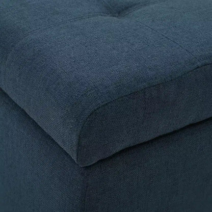 Christopher Knight Home Pouf de rangement capitonné Wendover en pin avec pieds en bouleau