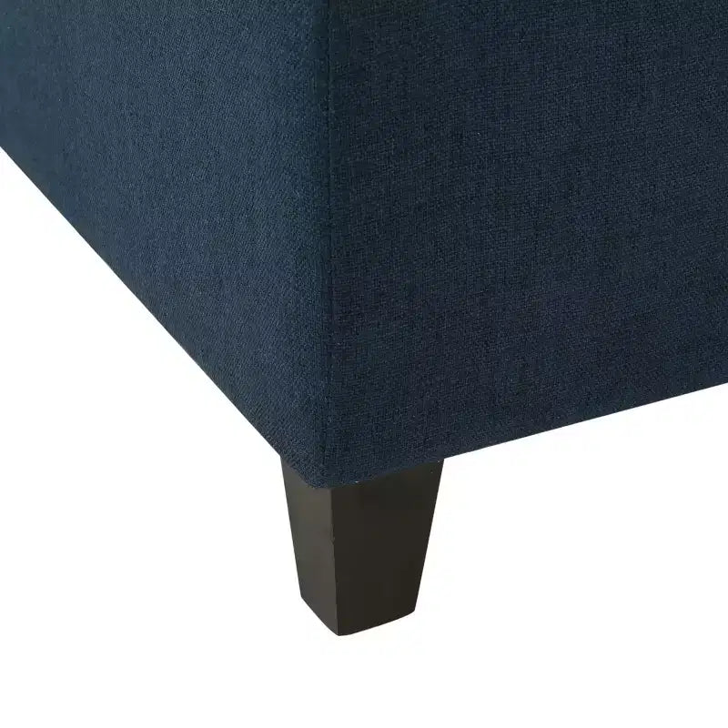 Christopher Knight Home Pouf de rangement capitonné Wendover en pin avec pieds en bouleau