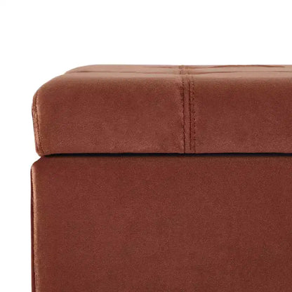 Christopher Knight Home Pouf de rangement capitonné Wendover en pin avec pieds en bouleau