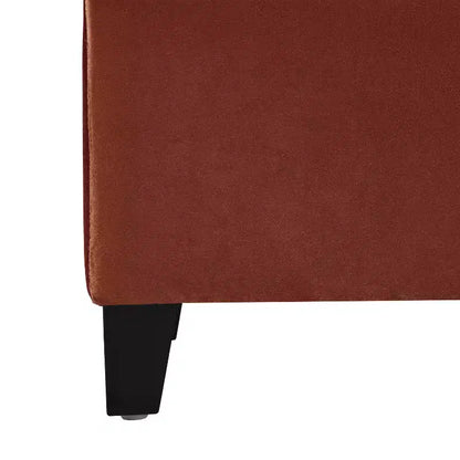 Christopher Knight Home Pouf de rangement capitonné Wendover en pin avec pieds en bouleau