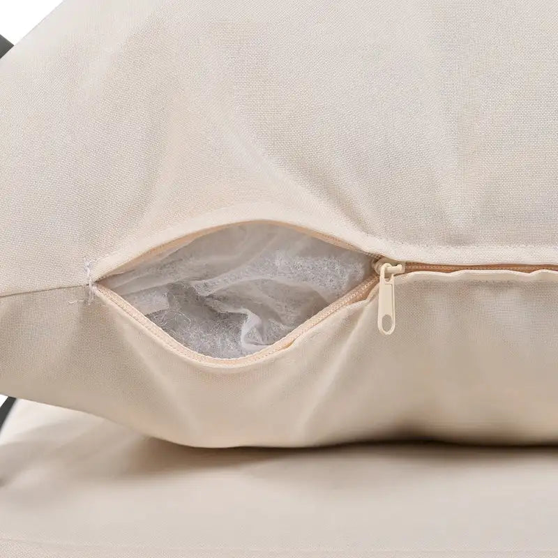 Ensemble de canapé d'extérieur 4 pièces en acier de style U multi-personnes, avec table basse et coussin