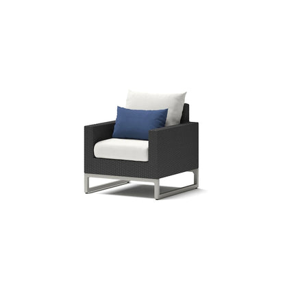 Ensemble de 5 fauteuils de jardin Milo Espresso Sunbrella