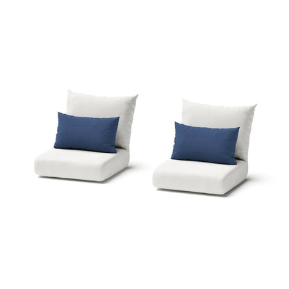 Ensemble de 5 fauteuils de jardin Milo Espresso Sunbrella