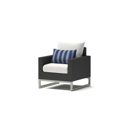 Ensemble de 5 fauteuils de jardin Milo Espresso Sunbrella