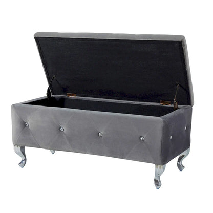 Banc de rangement rembourré pour chambre à coucher, salon, entrée