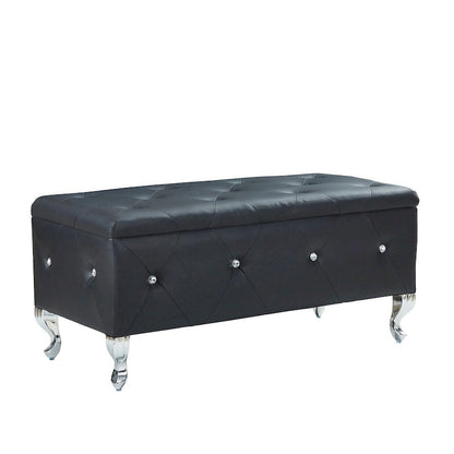 Banc de rangement rembourré pour chambre à coucher, salon, entrée