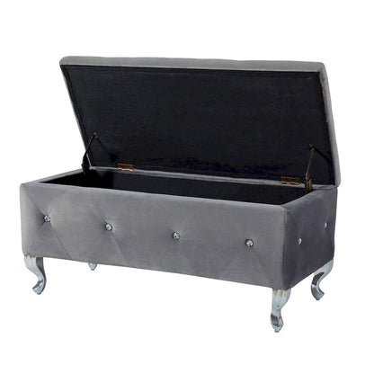 Banc de rangement rembourré pour chambre à coucher, salon, entrée