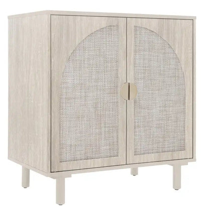 Organisateur de garde-manger en bois à 2 portes avec tablettes réglables, armoire de rangement pour chambre, salon, cuisine