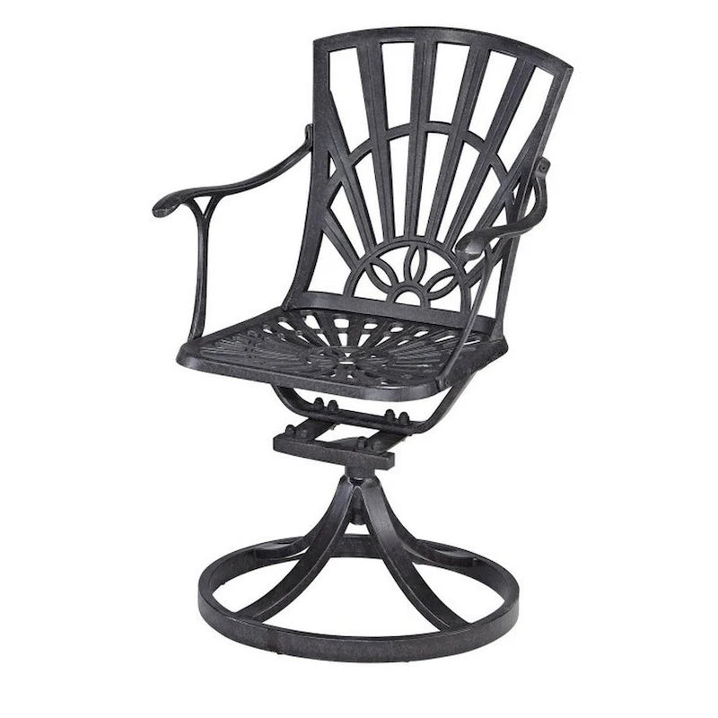 Ensemble de salle à manger d'extérieur 7 pièces Grenada Charcoal en aluminium - 72 x 29 x 42
