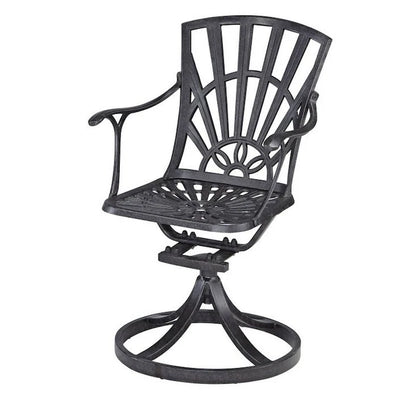 Ensemble de salle à manger d'extérieur 7 pièces Grenada Charcoal en aluminium - 72 x 29 x 42