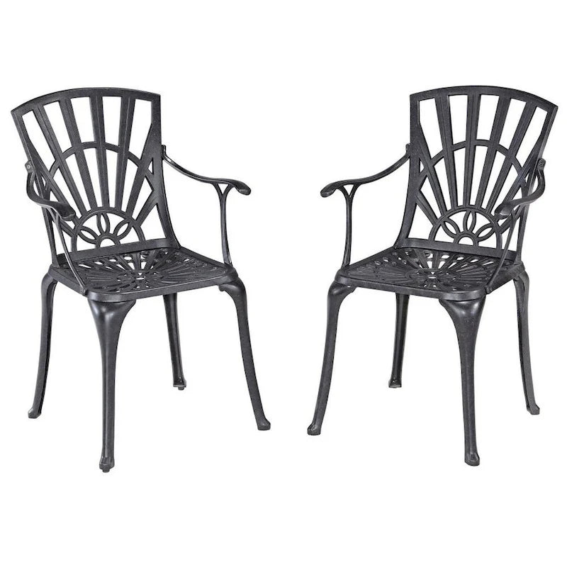Ensemble de salle à manger d'extérieur 7 pièces Grenada Charcoal en aluminium - 72 x 29 x 42