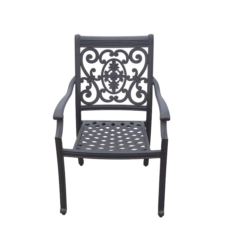 Ensemble de salle à manger d'extérieur 11 pièces St.Cruz avec table extensible 42 x 92 / 42 x 120