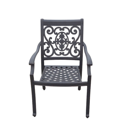 Ensemble de salle à manger d'extérieur 11 pièces St.Cruz avec table extensible 42 x 92 / 42 x 120