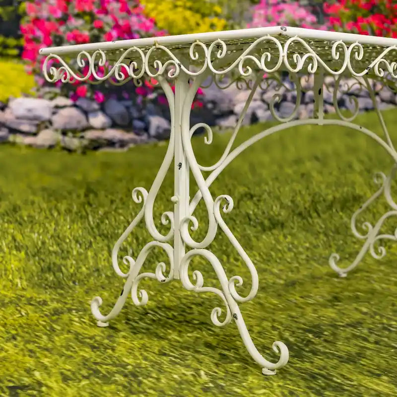 Ensemble de salle à manger 5 pièces en métal Solebury - 51,18 L x 33,07 l x 29,92 H