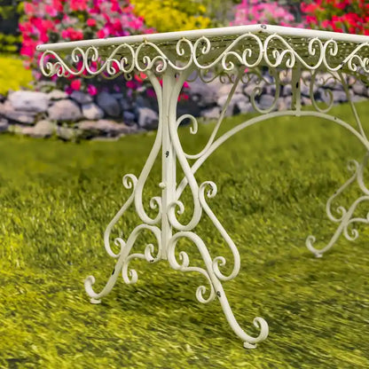Ensemble de salle à manger 5 pièces en métal Solebury - 51,18 L x 33,07 l x 29,92 H