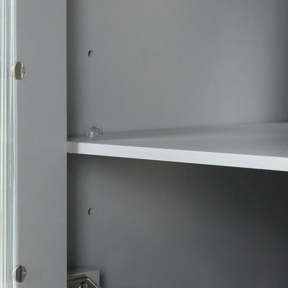 Meuble-lavabo de salle de bain avec deux tiroirs et porte