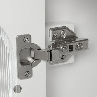 Meuble-lavabo de salle de bain avec deux tiroirs et porte
