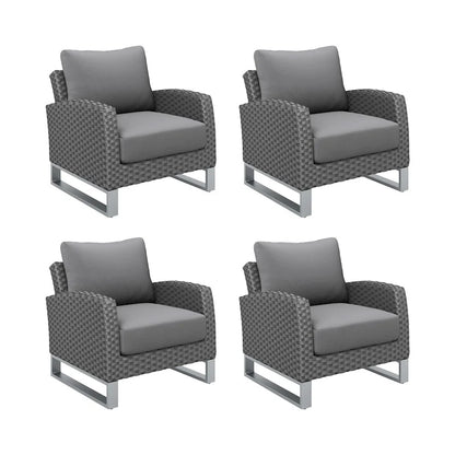 Nouvel ensemble de canapé de patio 4 pièces New Classic Furniture Fiji avec base traîneau