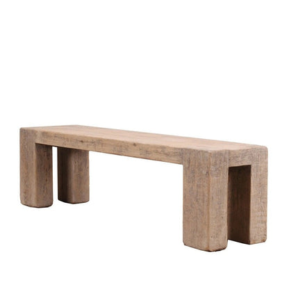 Banc Ravello 65 de long, bois naturel vieilli - N/A